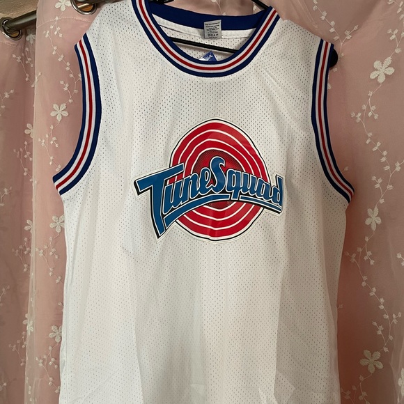 Vintage Tune Squad Jordan Space Jam Champion Authentic Apparel Sewn Jersey  XL